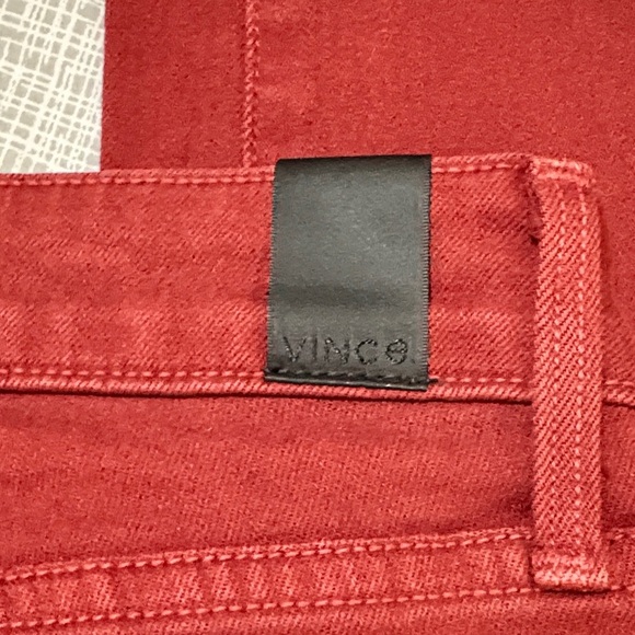 Vince. Maroon Women's Skinny Jeans Size 29 - Picture 8 of 16